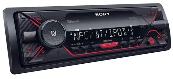 Sony DSX-A410BT - Bilradio - digital mottaker - dashbordmontert - Single-DIN - Bilstereo