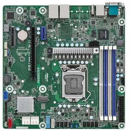 ASRock Rack E3C252D4U - hovedkort - micro ATX - LGA1200 Socket - C252 Hovedkort - Intel C252 - Intel LGA1200 socket - DDR4 RAM - Micro-ATX